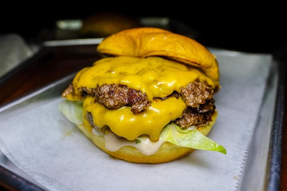 The double York smashburger